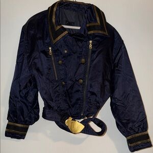 Bogner Navy Jacket with Gold Details